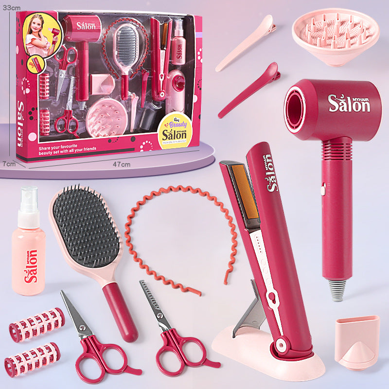 Children Play House Hair Salon Suit Toys