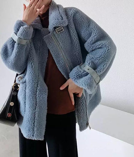 Long woolen coat one coat