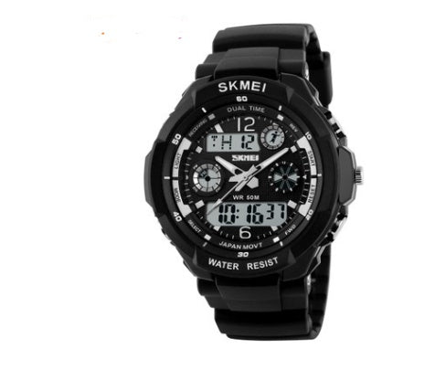 Watch double display outdoor mountaineering multi-function watch student table creative watch
