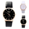 Calendered belt watch Black and white men and women watch Geneva Geneva watch