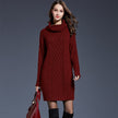 Long sweater dress