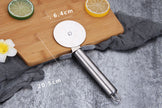 Stainless steel single wheel pizza cutter
