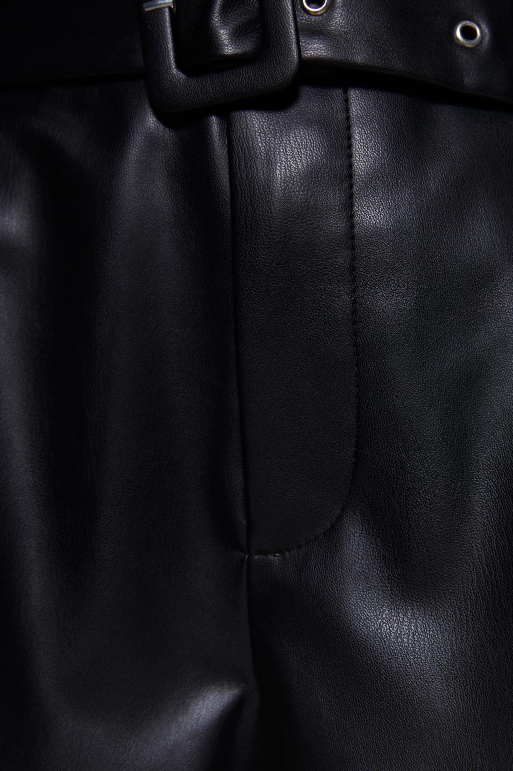 Alpscommerce Women's leather shorts