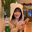 Bear Ear Protection Hat For Women In Autumn And Winter