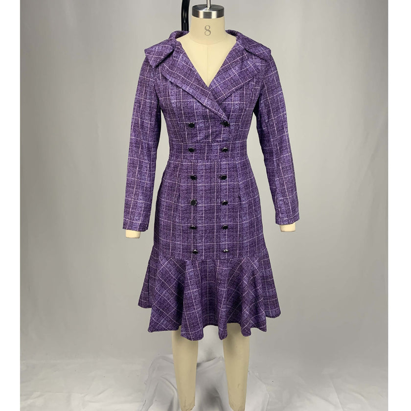 Commuter dress women long sleeves