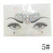 Temporary Facial Rhinestone Tattoo Stickers