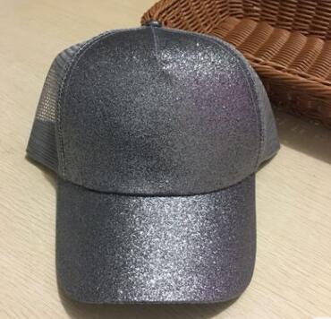 Casual Sunshade Duck Tongue Net Hat Ladies Ponytail