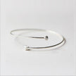 Argent Pur Lotus Lotus Seedpod Open-ended Bracelet