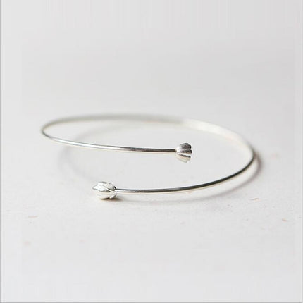 Argent Pur Lotus Lotus Seedpod Open-ended Bracelet