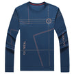 Men's Round Neck Long Sleeve T-Shirt