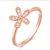 Fast sell Amazon 925 Silver Flower Ring