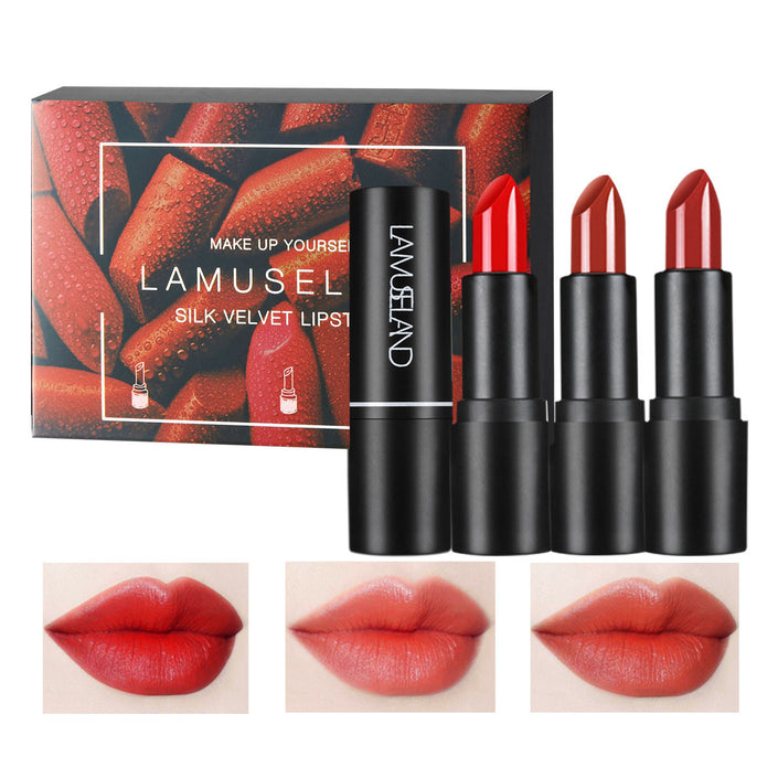 12-Color Moisturizing Velvet Lipstick
