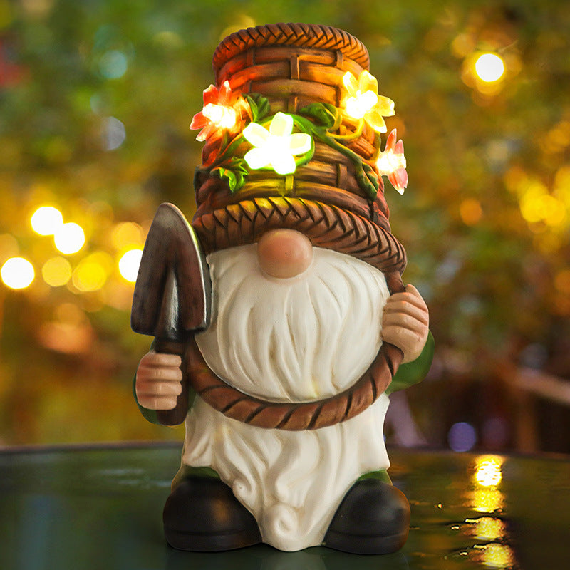 Resin Technology Decoration Of Solar Night Light Garden Lawn