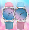 Fashion Casual Retro Rainbow Design Watch Women Analog Quartz Wristwatches Clock   Elegant Lady Wristwatch Woman Time