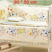 Five-piece cotton baby bedding 5 pcs set sheet blanket and more