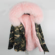 Loose short fur coat
