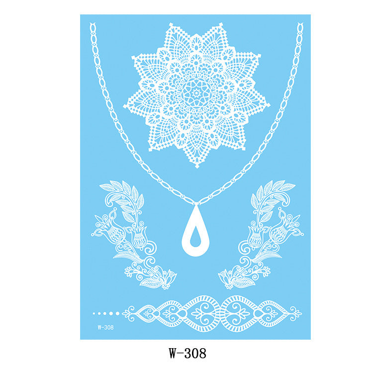 Lace tattoo stickers