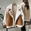 Lamb fur coat