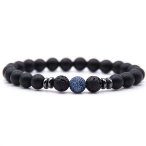 Weathered stone female energy yoga bracelet