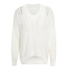 Hollow pullover sweater knit sweater