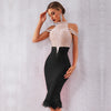 Off-the-shoulder feather party dress
