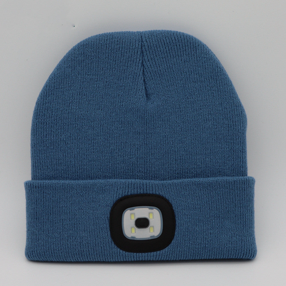 LED Knit Hat Button Cell Type Knitted Hat