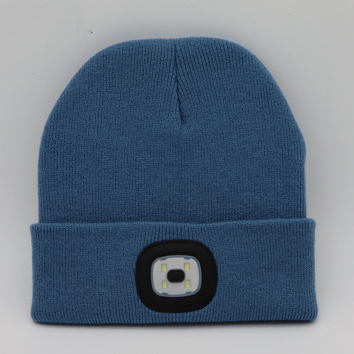 LED Knit Hat Button Cell Type Knitted Hat