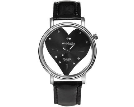 Hollow watch heart shape