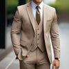 Business Casual Men's Three-piece Suit For Bridegroom Men's Wedding