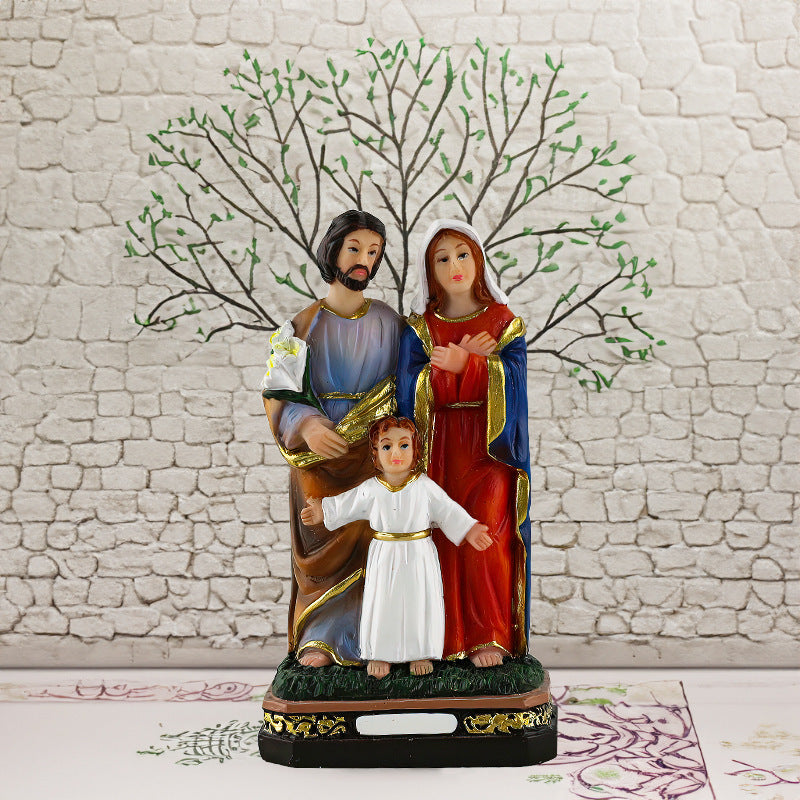 Religious Virgin Jesus Birth Resin Decorations