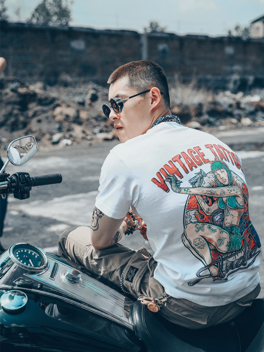 Tattoo Beauty Trend Short Sleeve