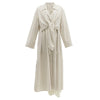 Lapel trench coat