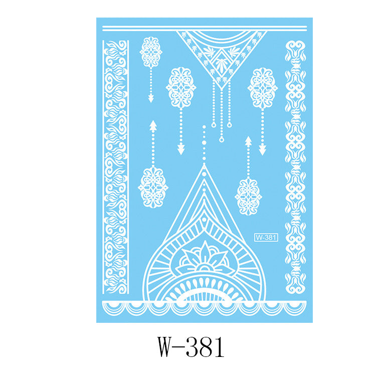 Lace tattoo stickers