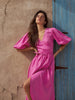 High Waist French Temperament A-line Skirt Female Open Dress Summer