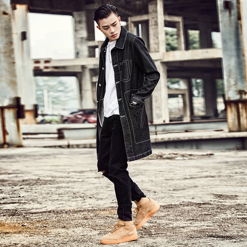 trendy loose jacket men's coat coat