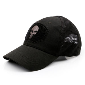 Skull embroidery baseball cap