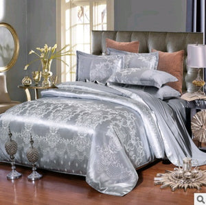 Luxury Bedding Satin Jacquard Modal Cotton Tencel Set