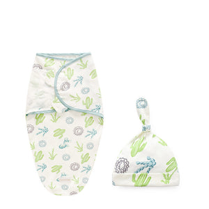 Baby Swaddle Sleeping Bag Cotton Quilt Wrap