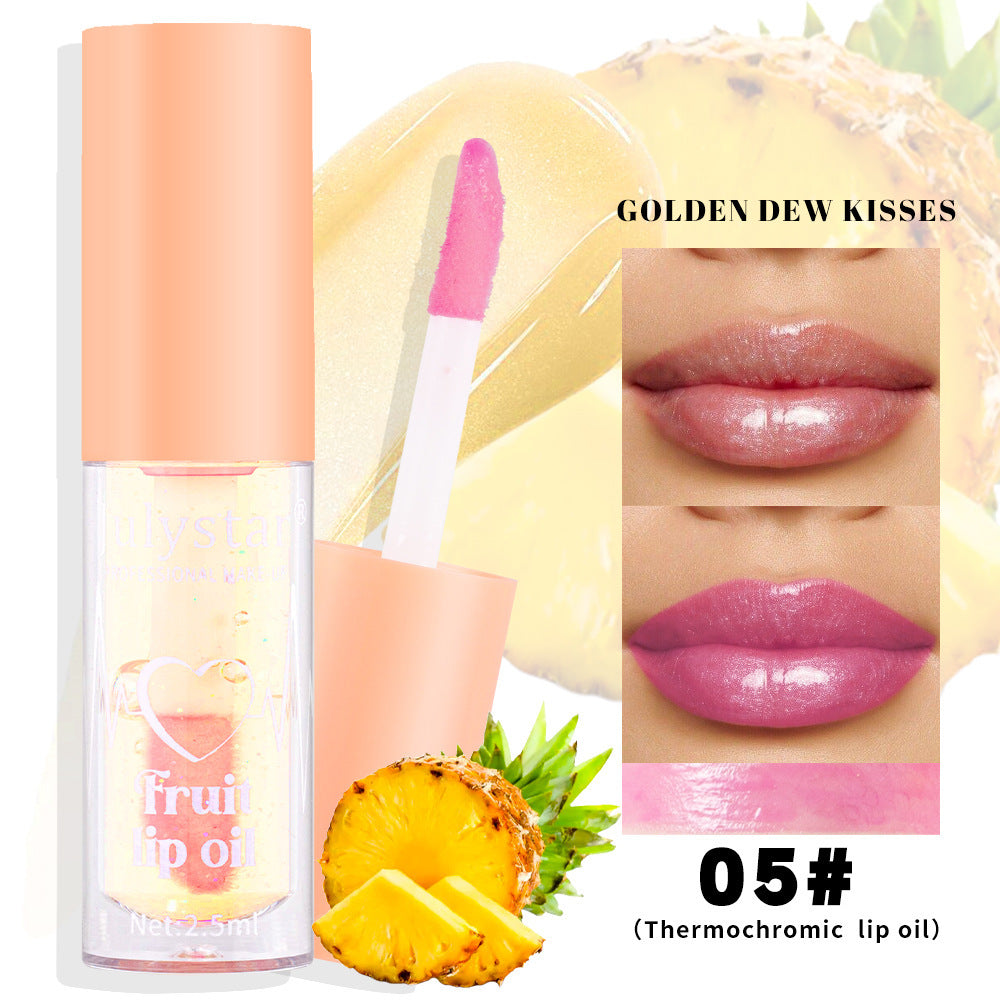 20 Colors Fruit Lip Lacquer Water Light Transparent Moisturizing