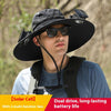 Lithium Battery Charging Solar Fan Hat