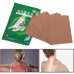 8pcs White Tiger Balm Chinese Herbs Medical Plasters For Joint Pain Back Neck Curative Plaster knee pads