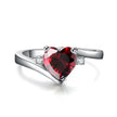Zircon Love Ring Colorful Ring