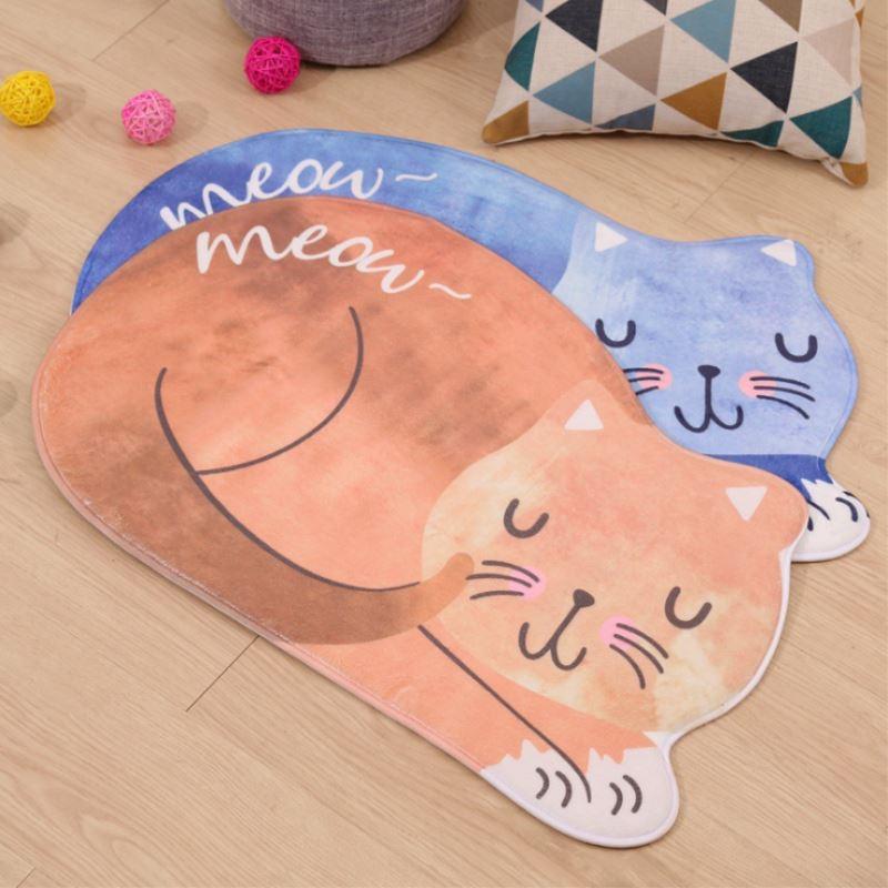 Printed Kitten Mat Antiskid Mat Carpet