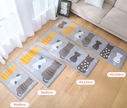 Printed Kitten Mat Antiskid Mat Carpet