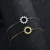Hollow 18K Gold Sun Bracelet