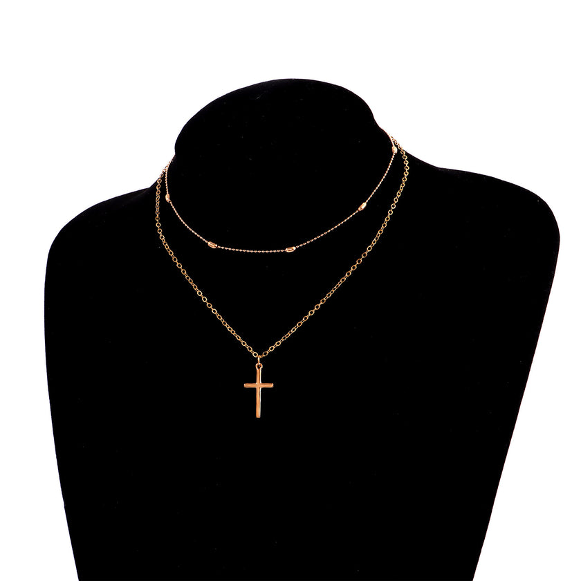 Women's Fashion Double-layer Clavicle Chain