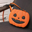 Funny Pumpkin Cartoon Shoulder Crossbody Bag With Bat Personalized Creative Female Bag
