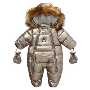 Newborn Children's Rompers Thickened And Warm