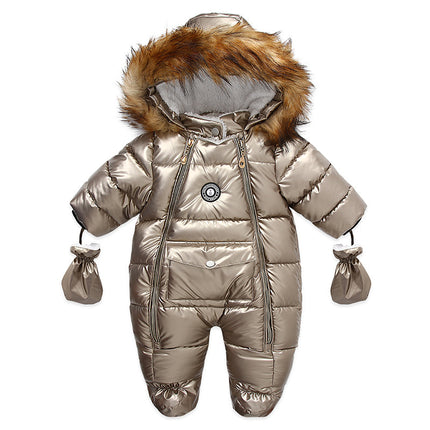 Newborn Children's Rompers Thickened And Warm