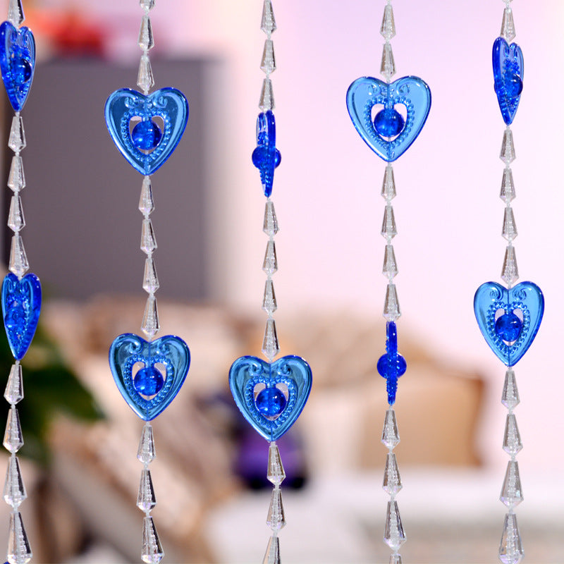 Household Plastic Crystal Acrylic Door Chain Decoration